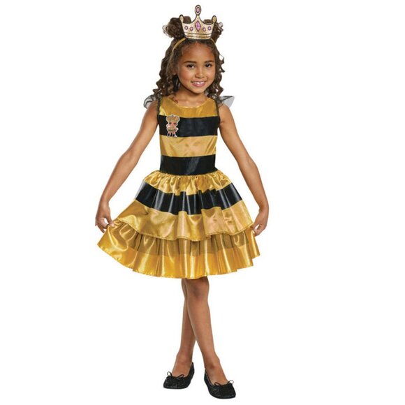 NWT L.O.L. Surprise Girl's Queen Bee Classic Costume Size S (6-6X) - Picture 1 of 8